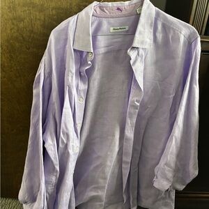 Tommy Bahama Men's Lavender Button Down Shirt